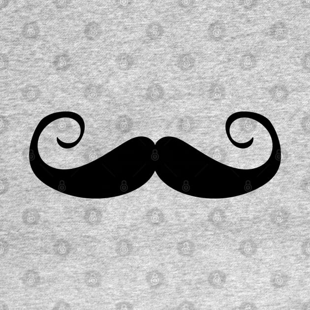 Moustache - Curly (Skin tone D) by helengarvey